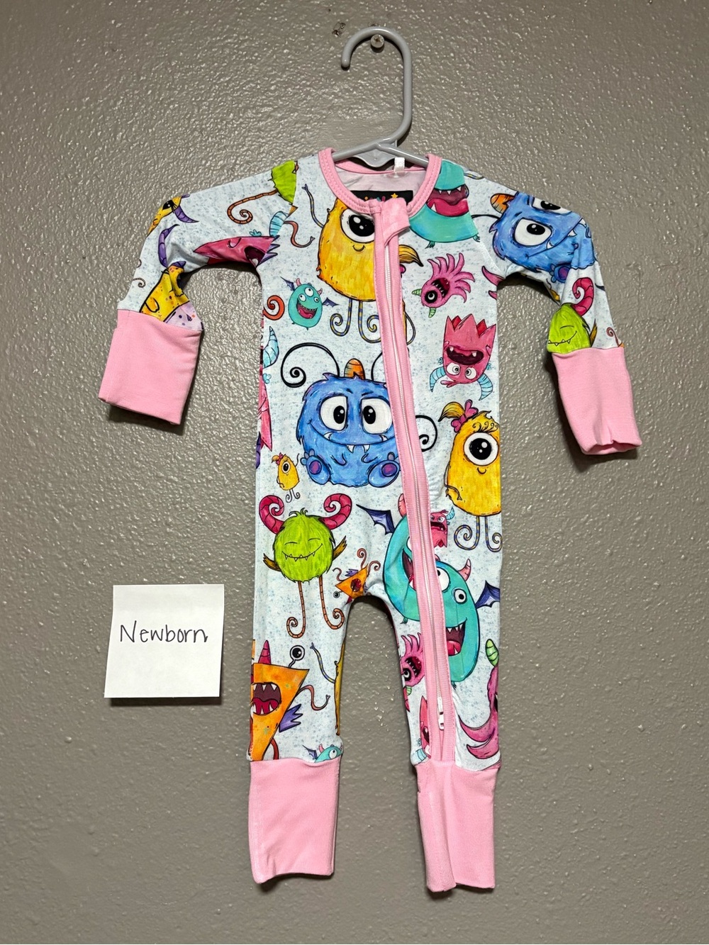 Newborn- Little Glow Kids Bamboo Zippy